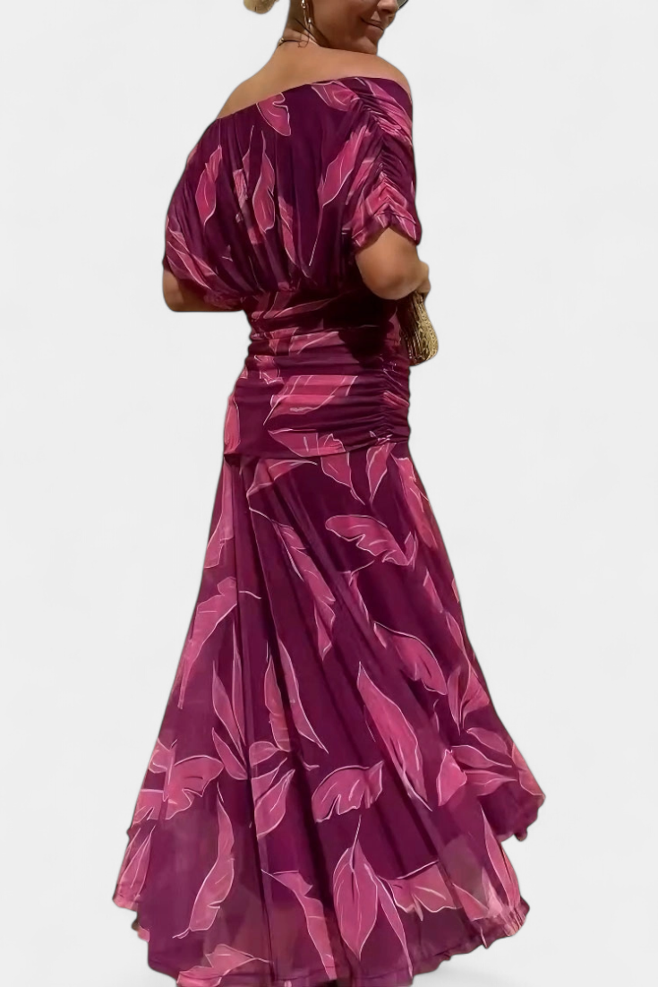 Women's V-Neck Wrap Midi Dress