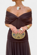 Women's V-Neck Wrap Midi Dress