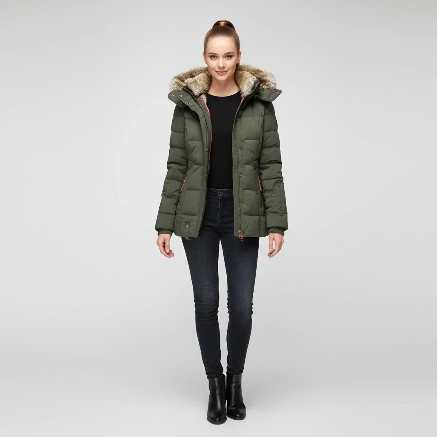 Women's Hooded Puffer Jacket