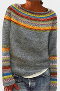 Jolessa Nordic Pattern Knit Jumper