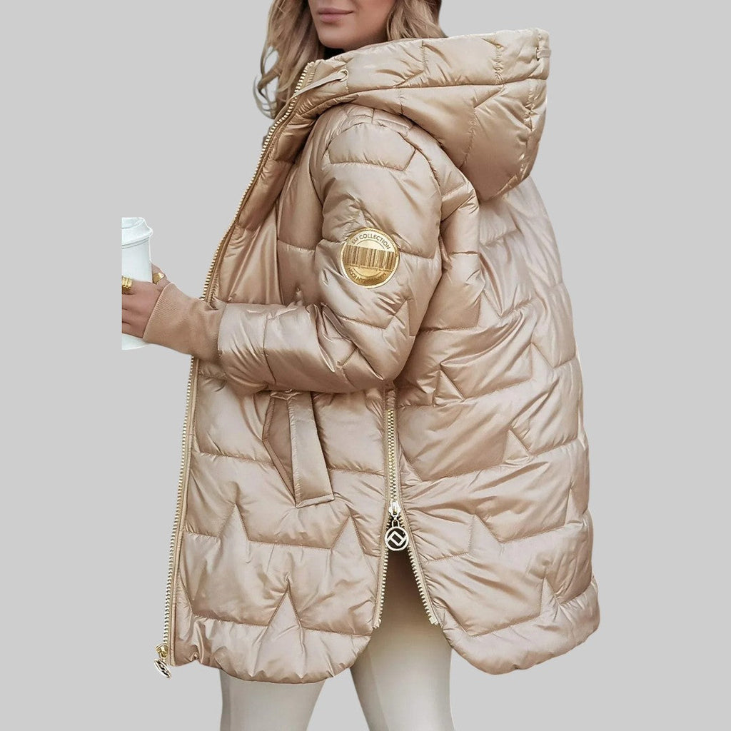 Cecilia | Elegant Autumn Coat with Hood
