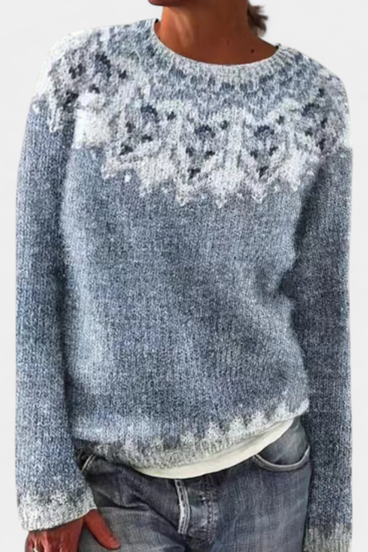 Jolessa Nordic Pattern Knit Jumper