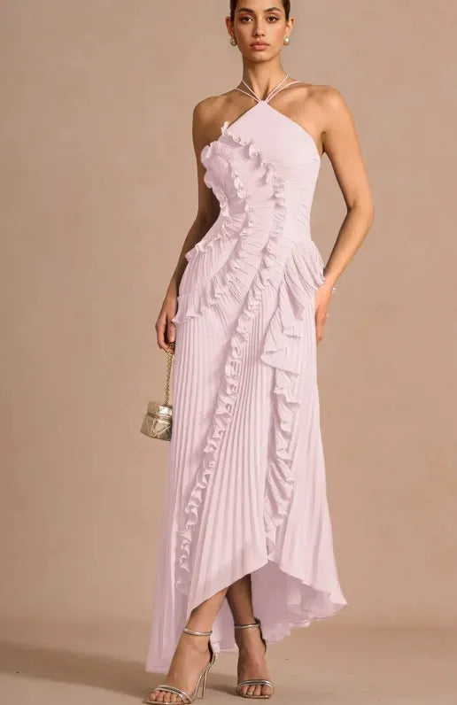 LIYANA | Spiral Ruffle Dress