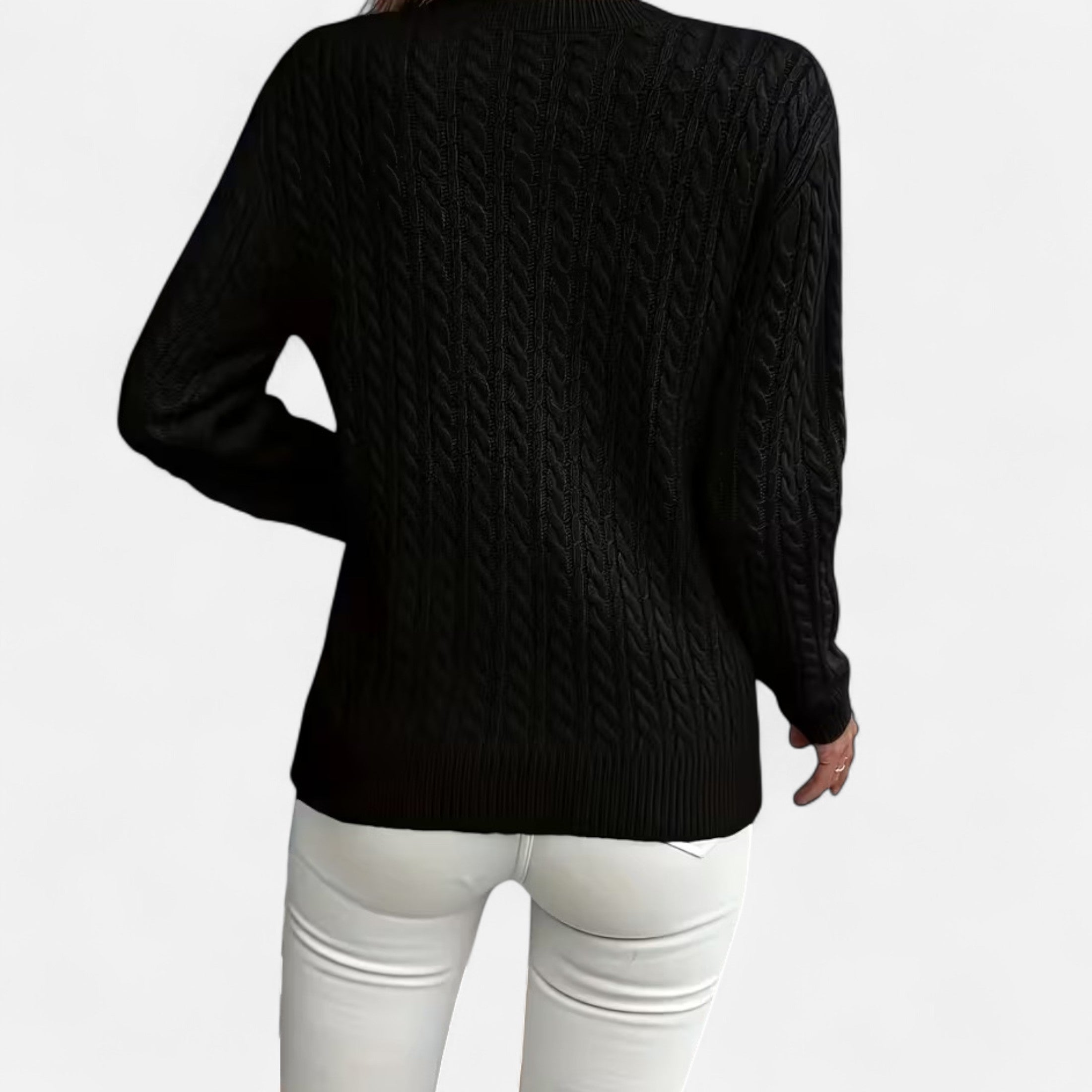Elodie | Loose Fit Round Neck Sweater For Women