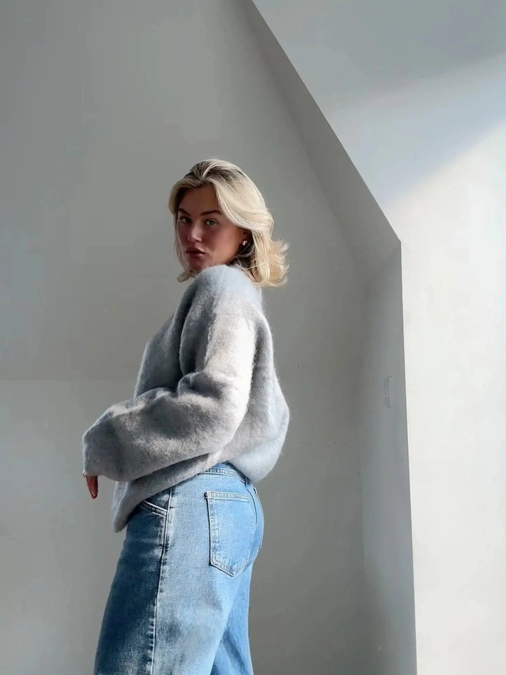 Liora | Relaxed Crew Neck Jumper For Women