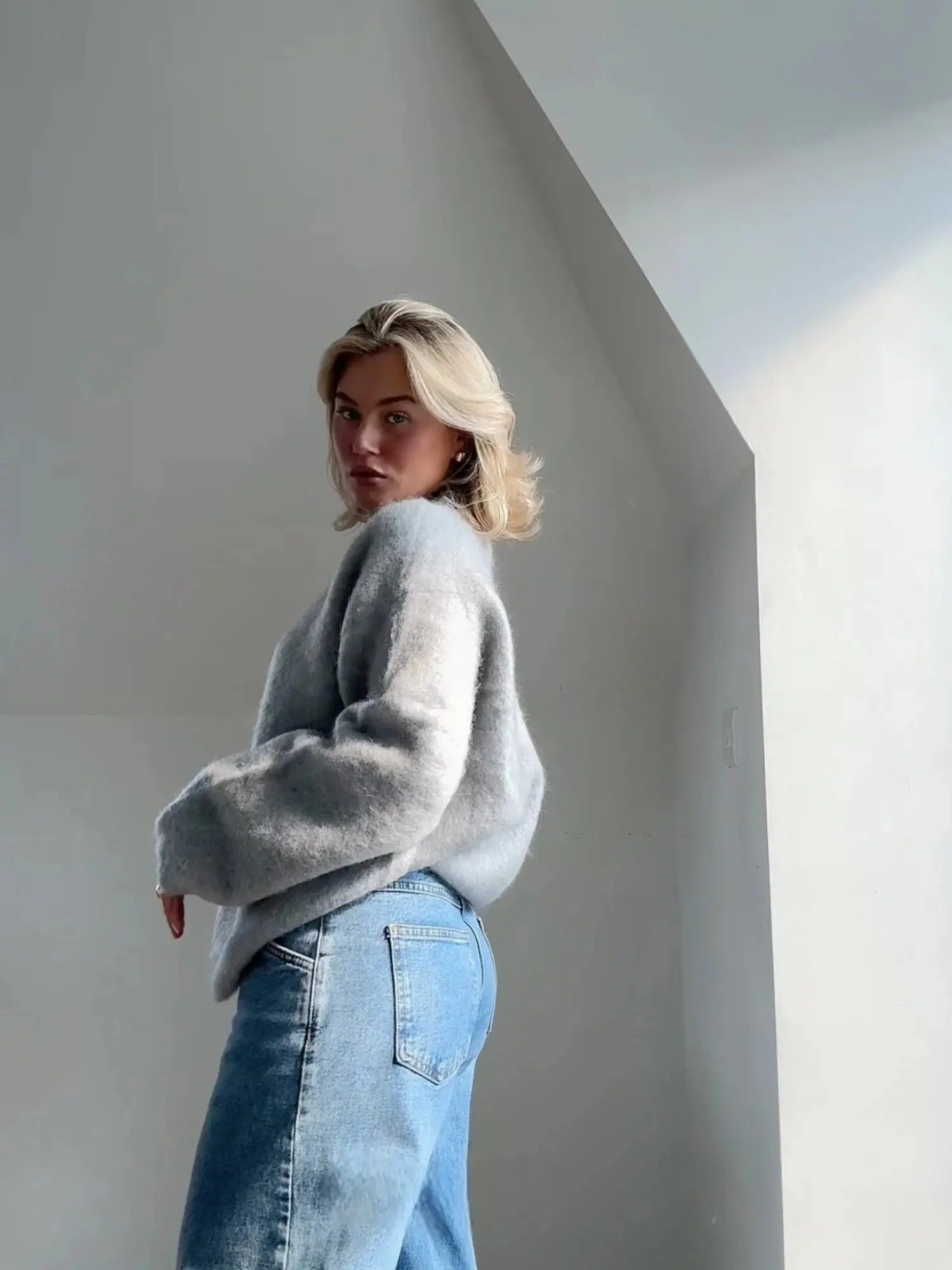 Liora | Relaxed Crew Neck Jumper For Women