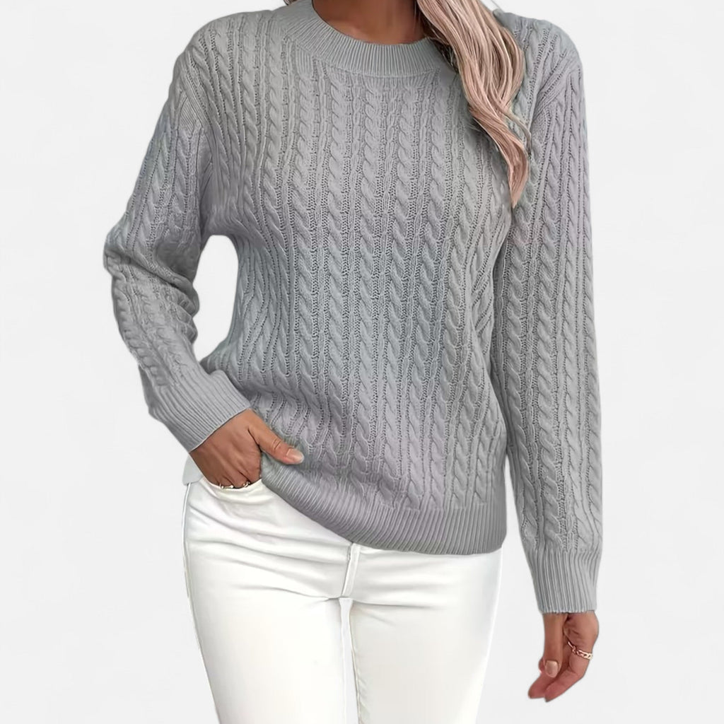 Elodie | Loose Fit Round Neck Sweater For Women