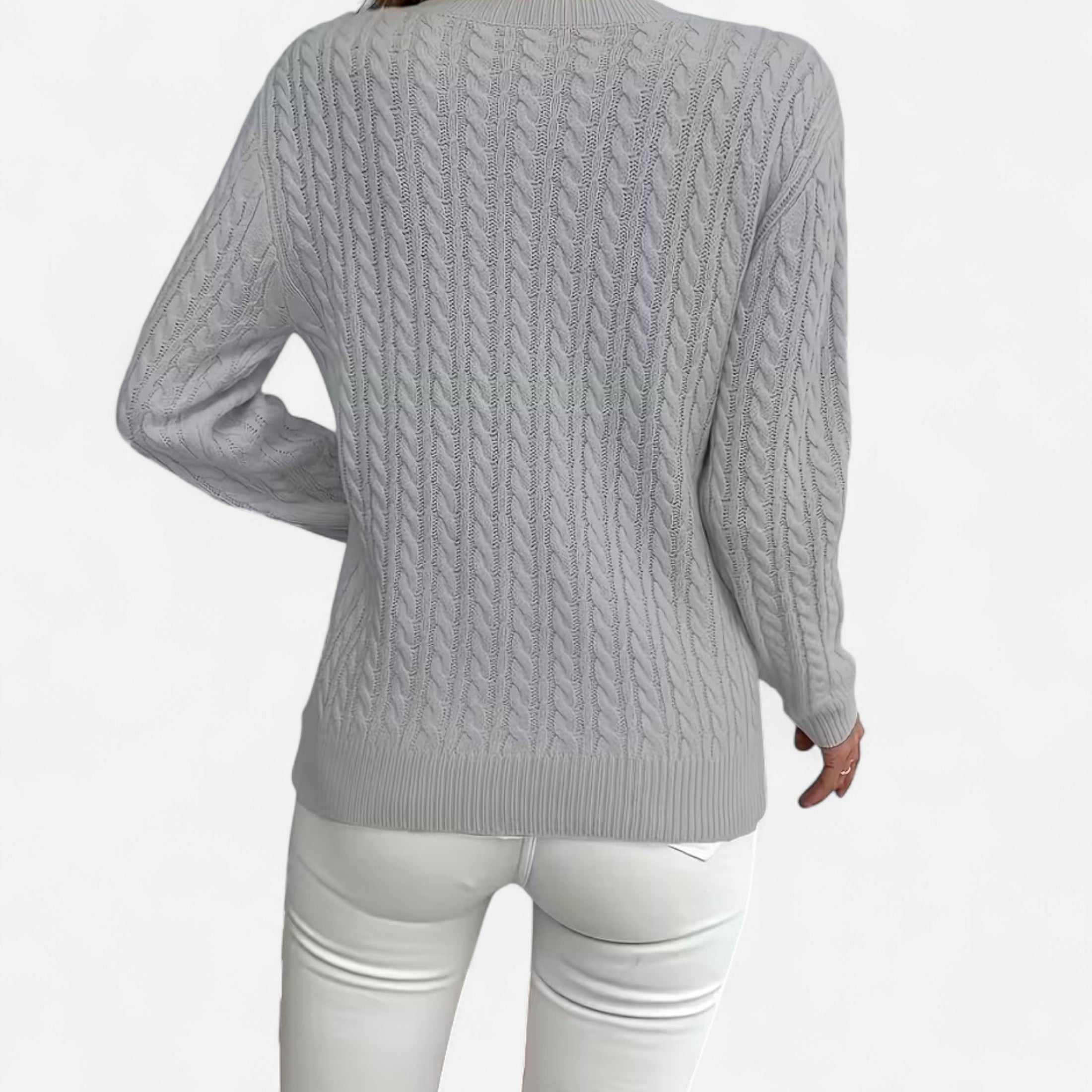 Elodie | Loose Fit Round Neck Sweater For Women