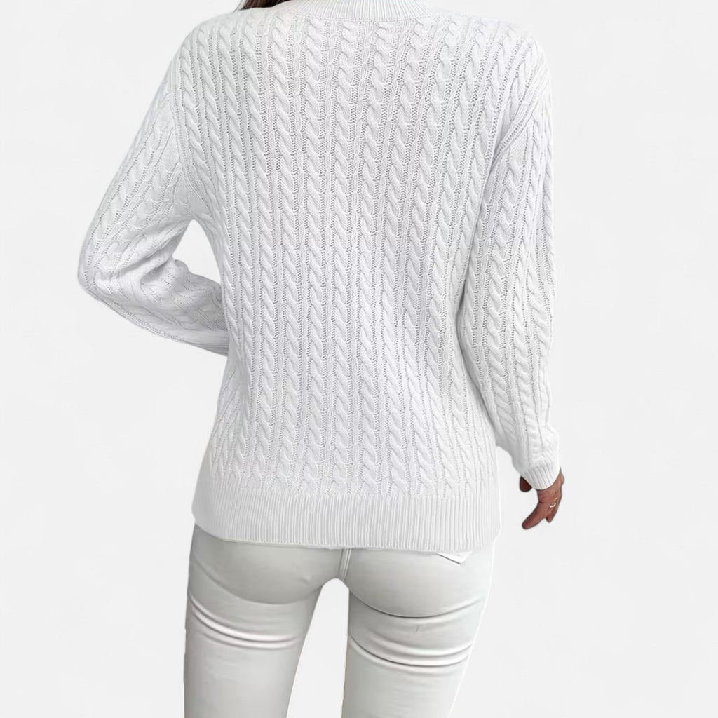 Elodie | Loose Fit Round Neck Sweater For Women