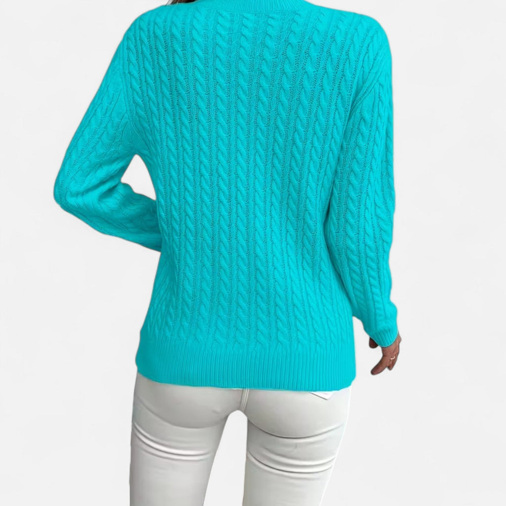 Elodie | Loose Fit Round Neck Sweater For Women