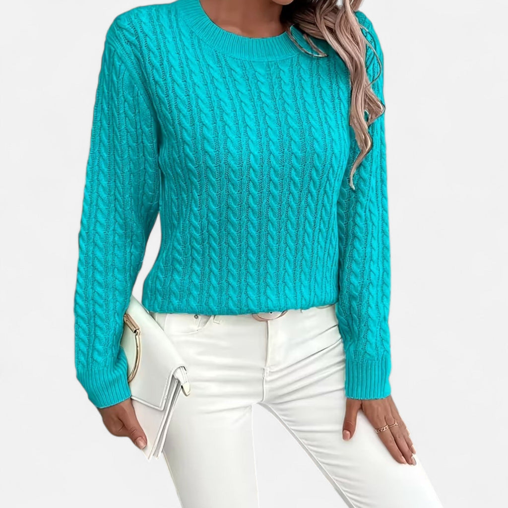 Elodie | Loose Fit Round Neck Sweater For Women
