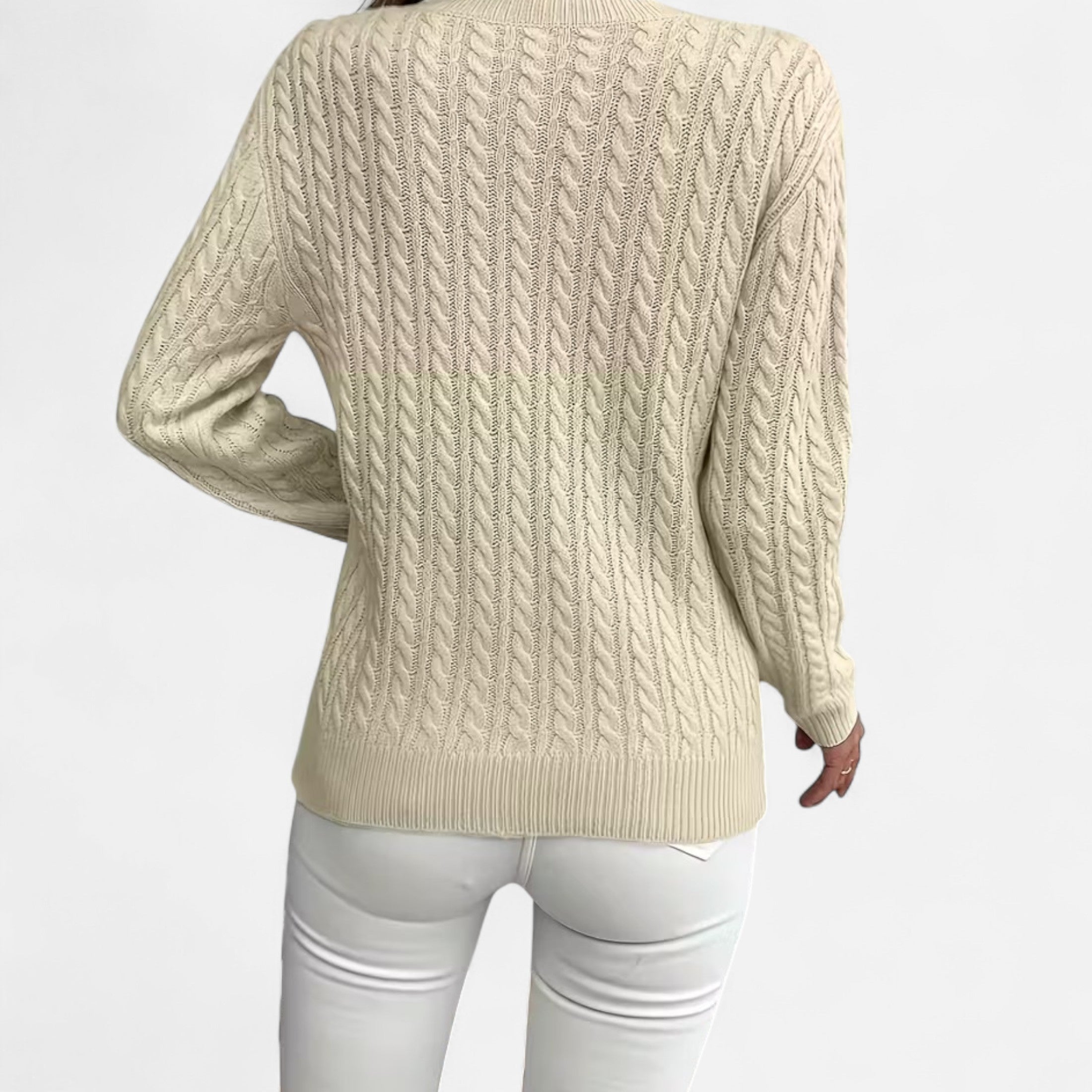 Elodie | Loose Fit Round Neck Sweater For Women