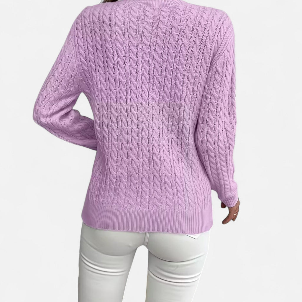 Elodie | Loose Fit Round Neck Sweater For Women