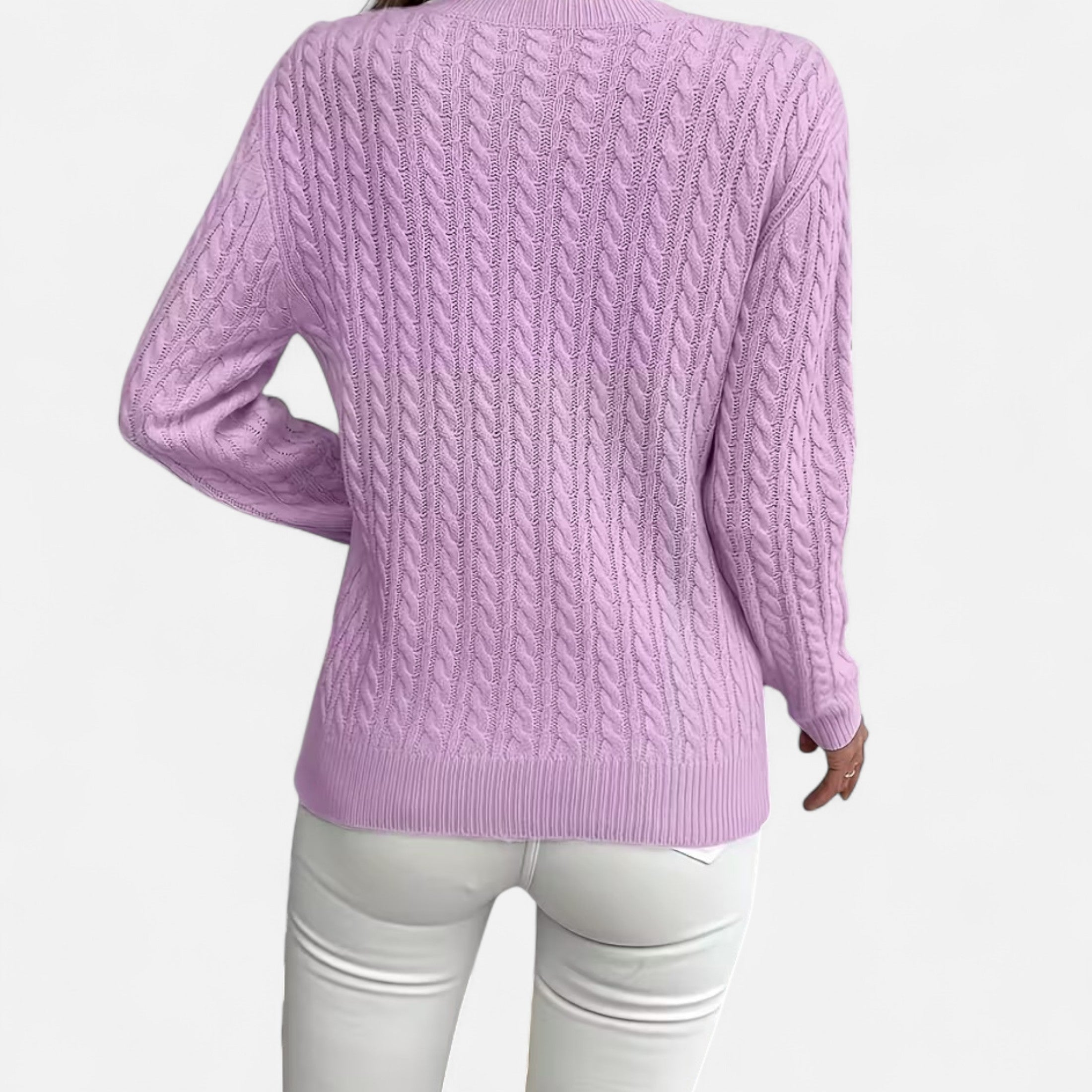 Elodie | Loose Fit Round Neck Sweater For Women