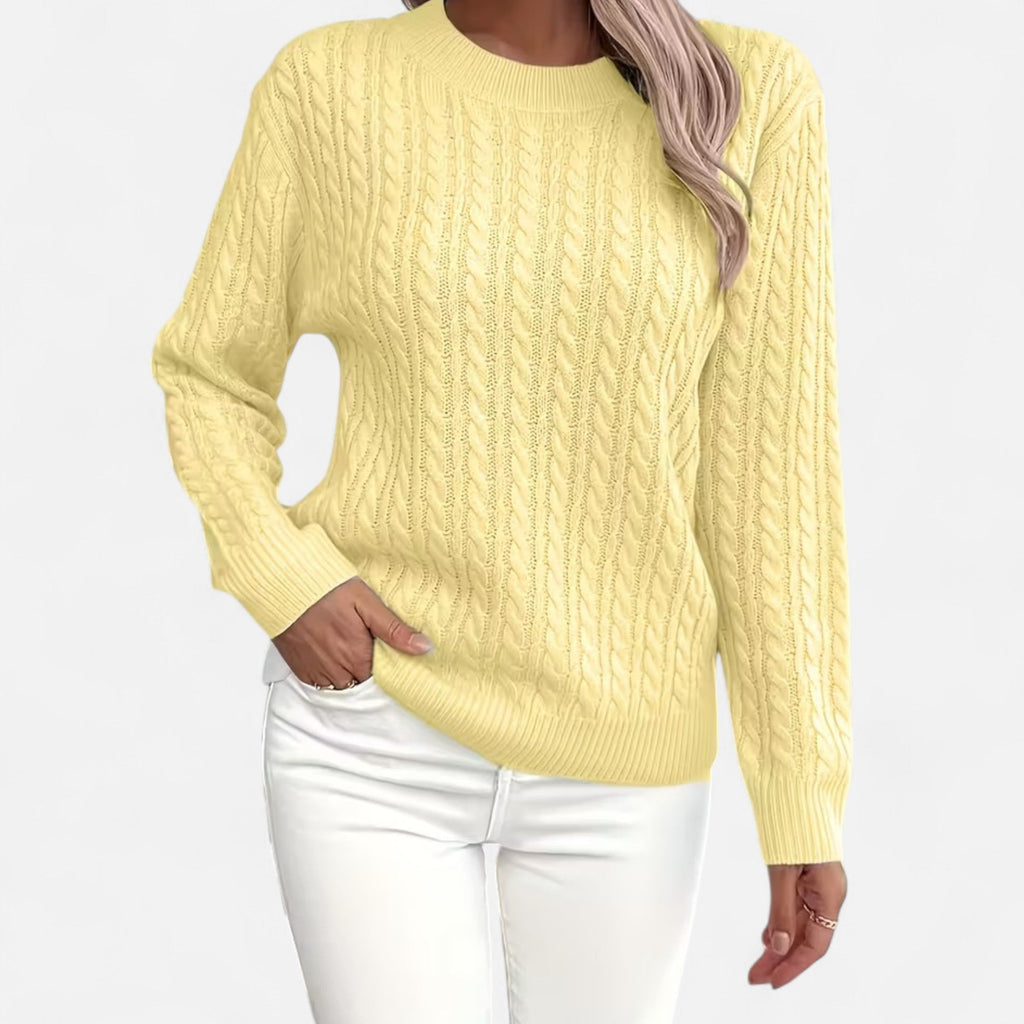 Elodie | Loose Fit Round Neck Sweater For Women