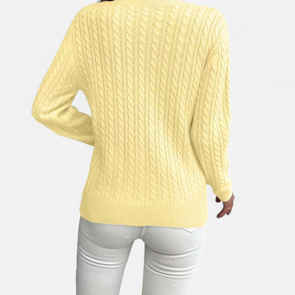 Elodie | Loose Fit Round Neck Sweater For Women