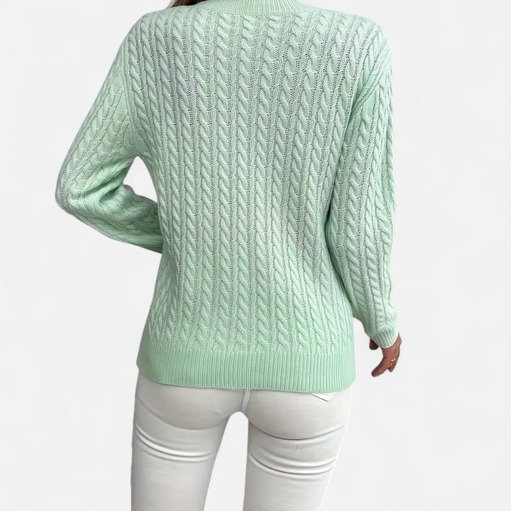Elodie | Loose Fit Round Neck Sweater For Women