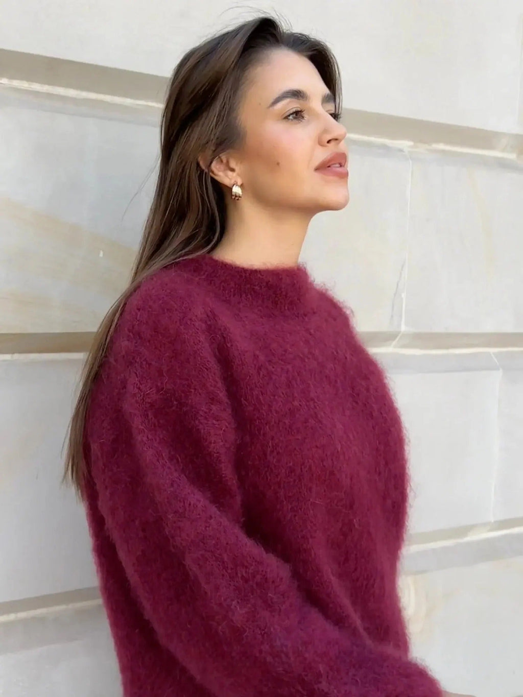Liora | Relaxed Crew Neck Jumper For Women