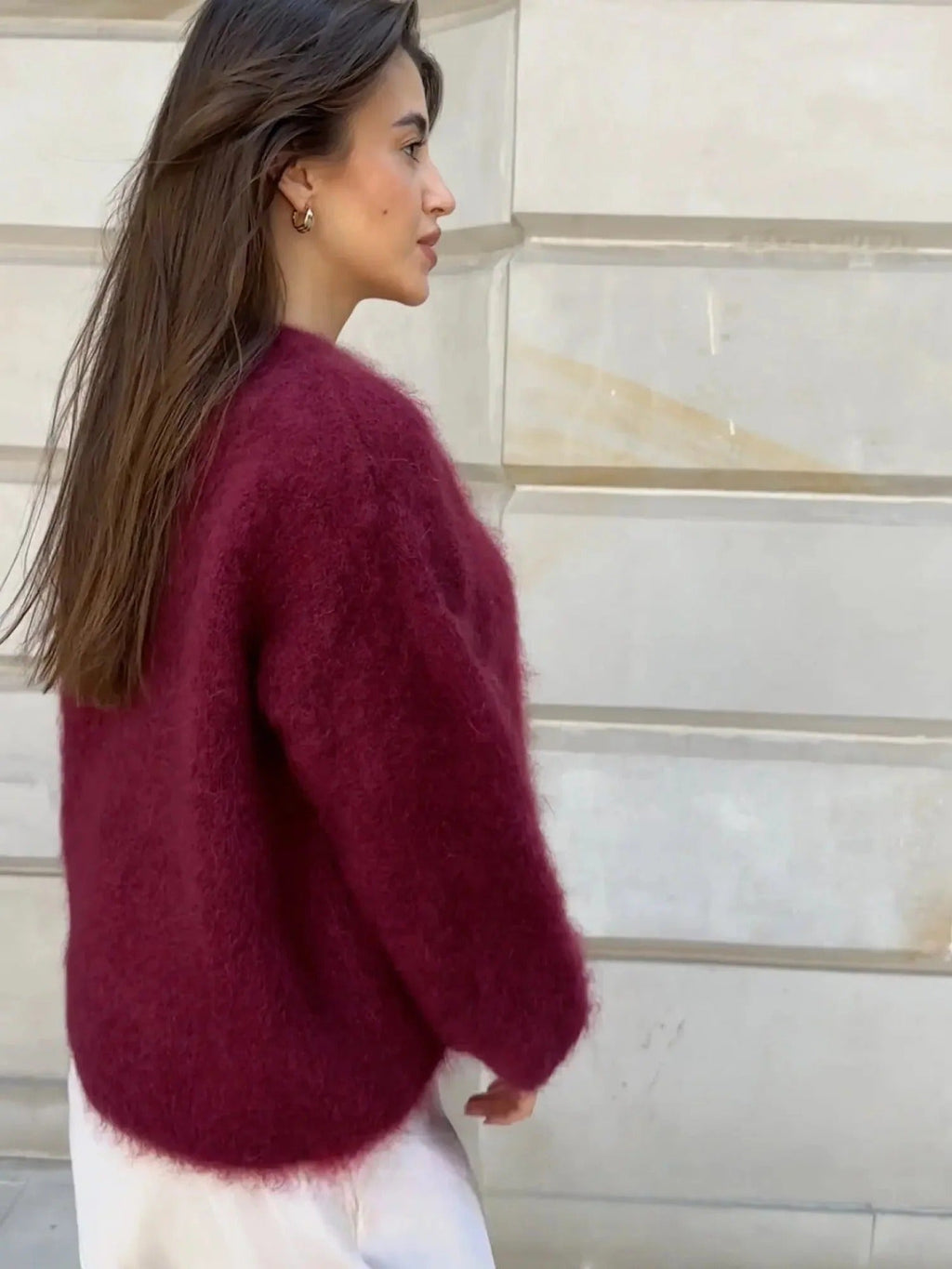 Liora | Relaxed Crew Neck Jumper For Women