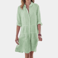 Ladies Striped Layered Mini Dress