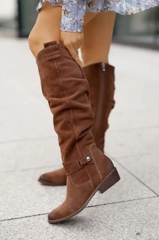 Lara | Women's Casual Knee-High Flat Boots