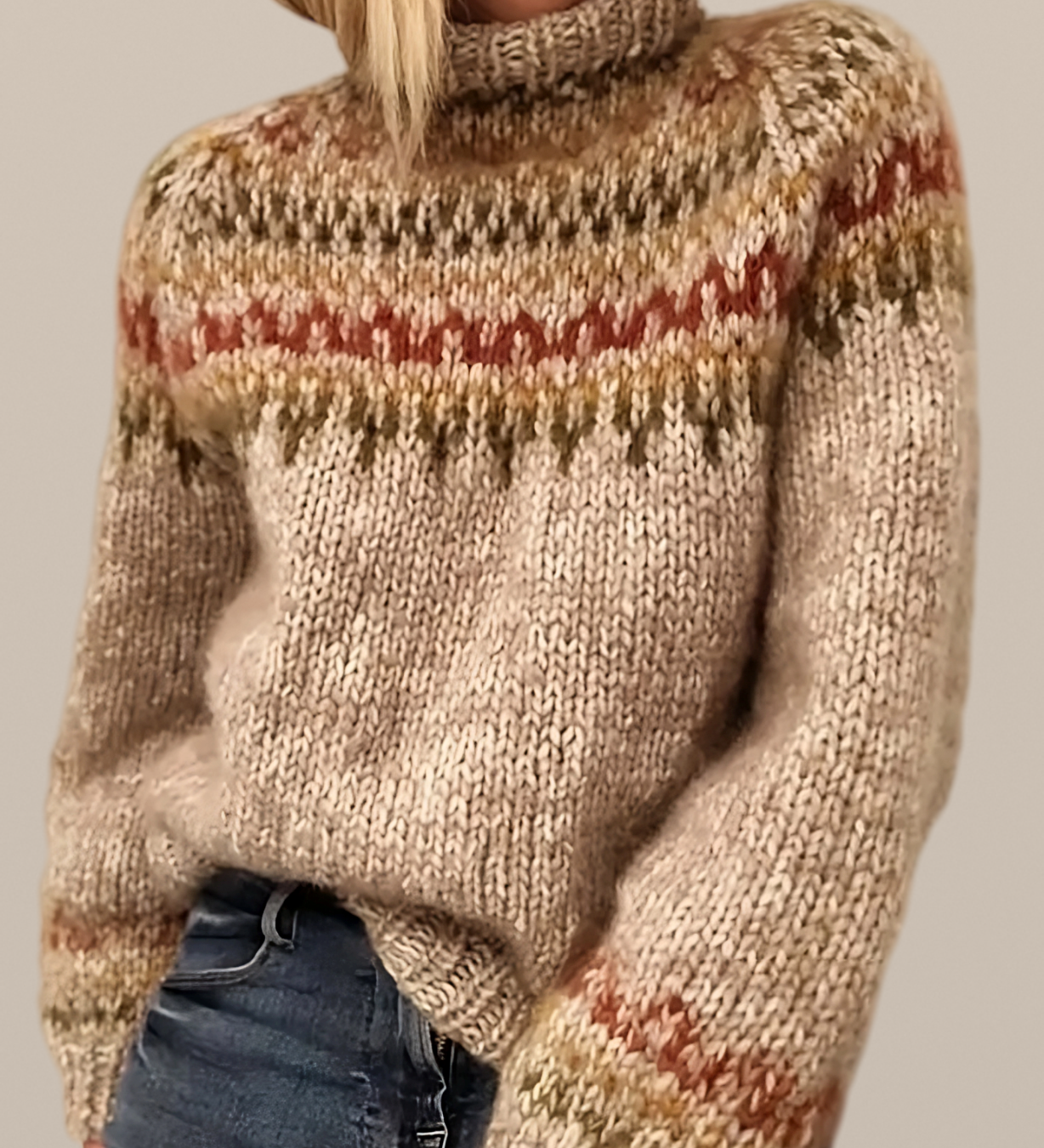 Keeley – Icelandic Wool Roll-Neck Jumper