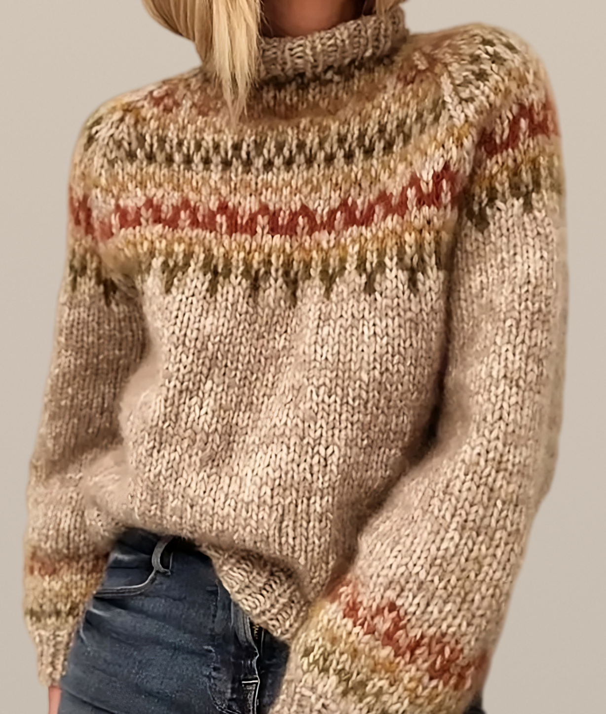 Keeley – Icelandic Wool Roll-Neck Jumper