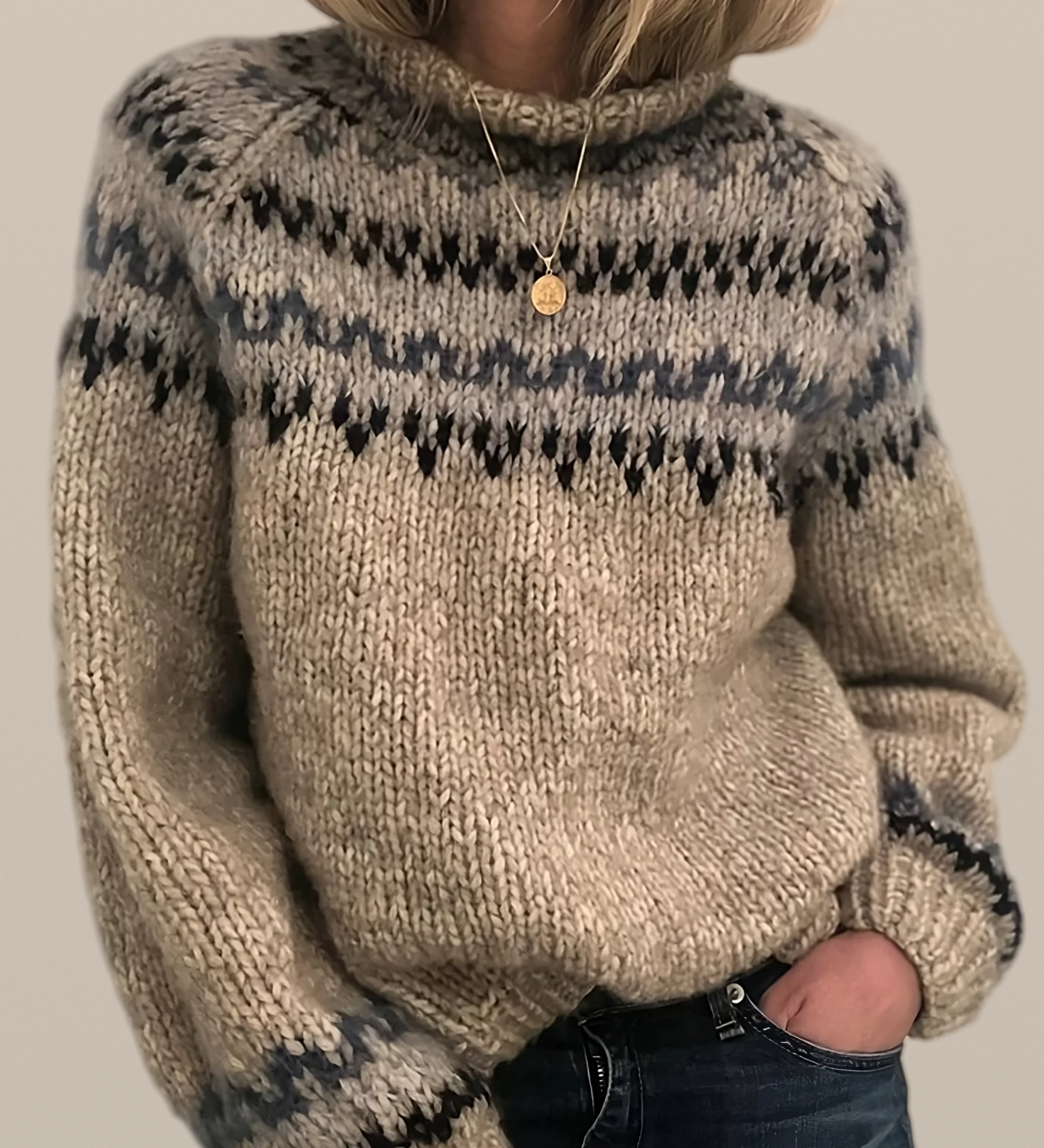 Keeley – Icelandic Wool Roll-Neck Jumper