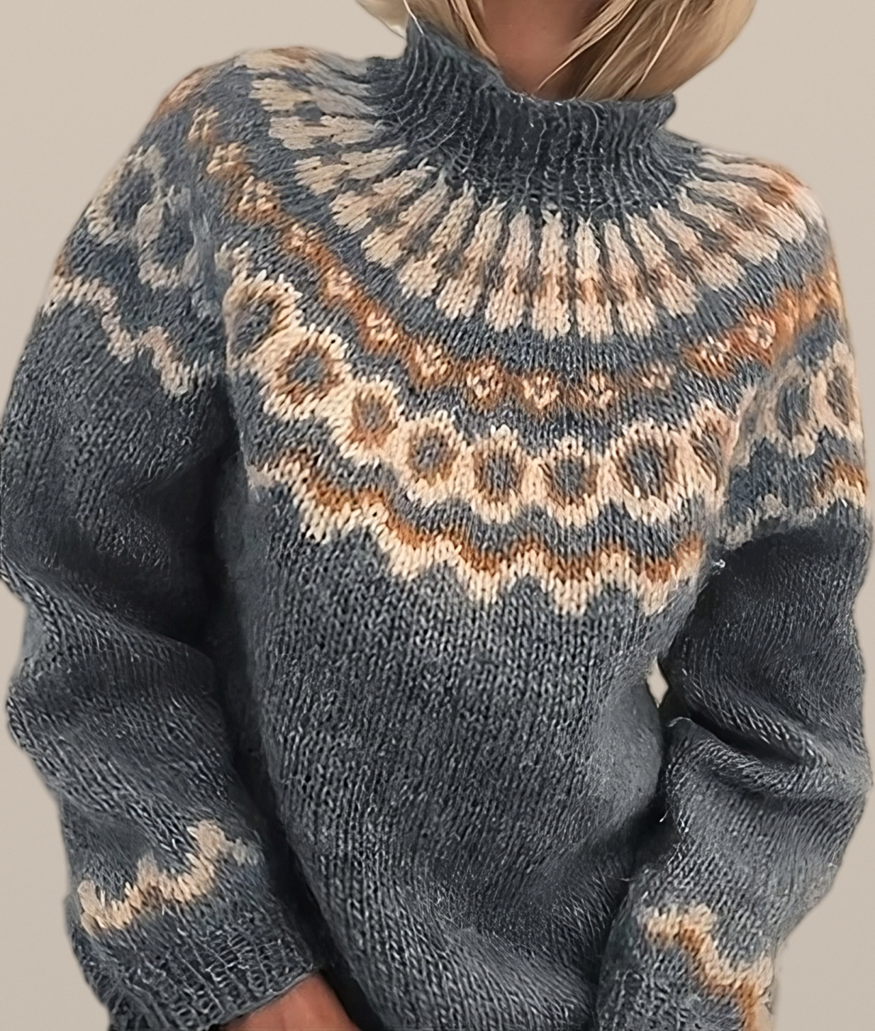 Keeley – Icelandic Wool Roll-Neck Jumper