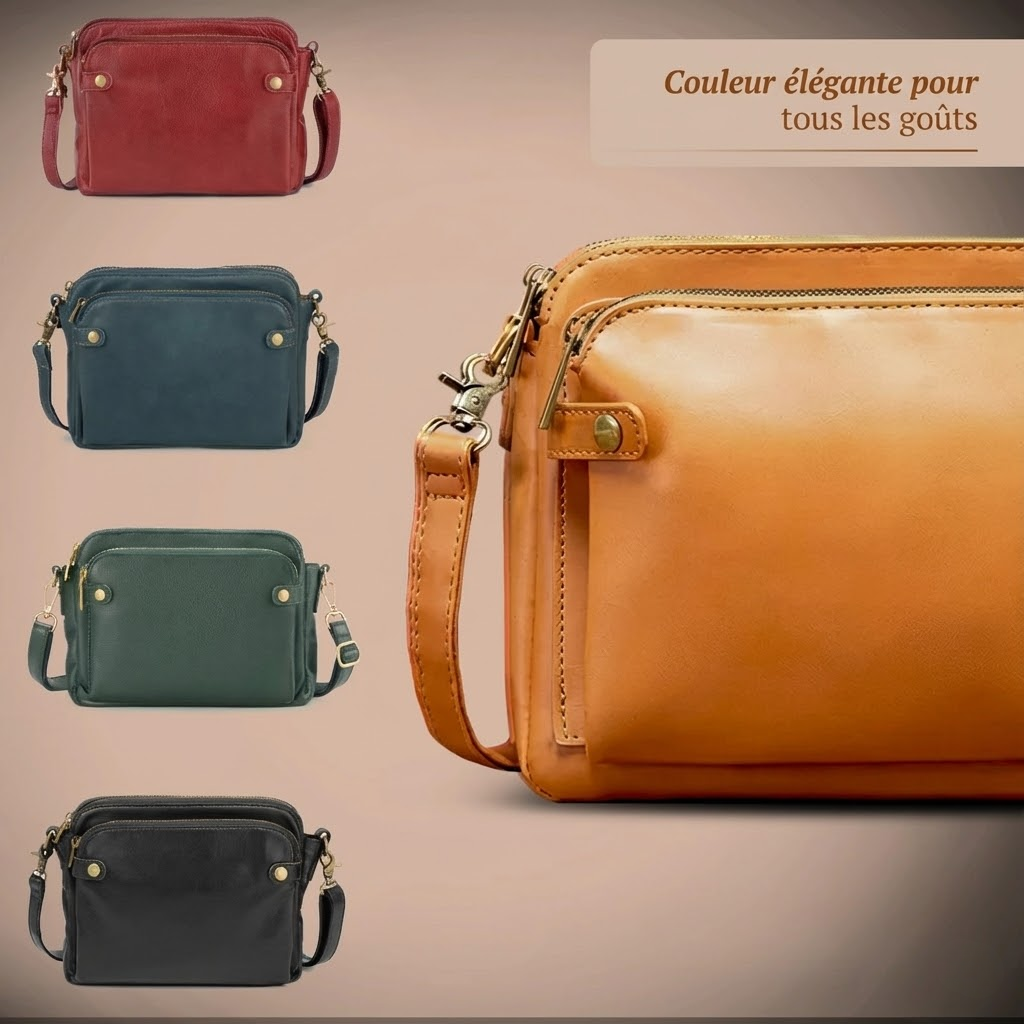 Kimberly™ | Classic Leather Bag