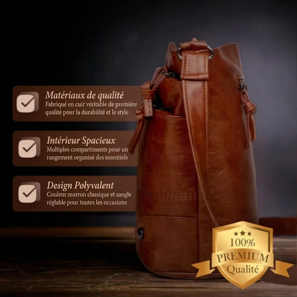 Catherine™ | Leather Shoulder Bag