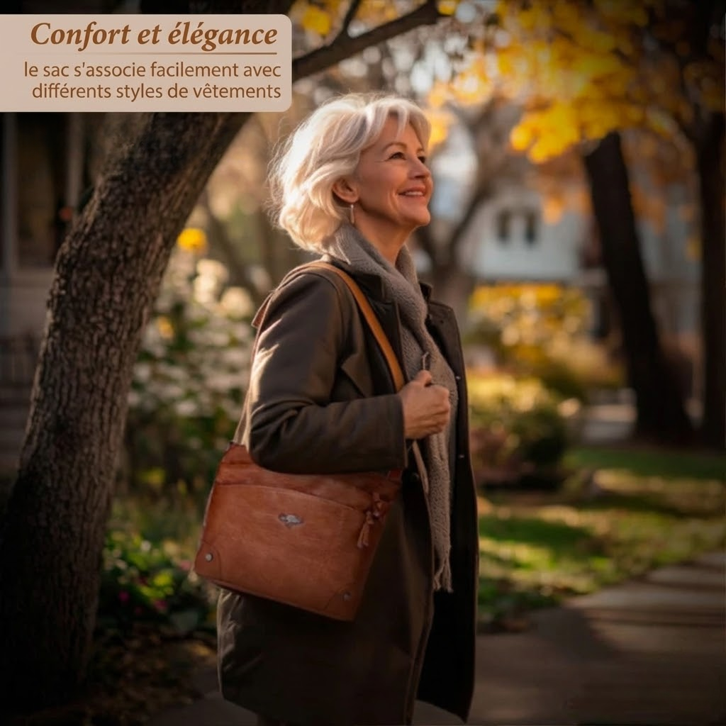 Catherine™ | Leather Shoulder Bag