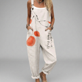 Dungarees with Ink Print