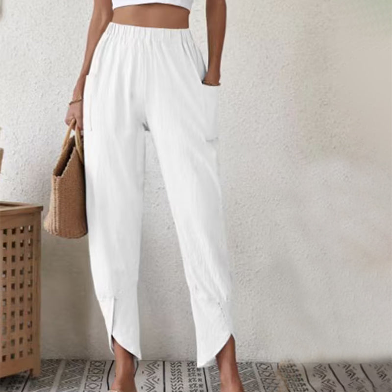 Essari - Trousers with Slit Hem