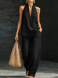 TWO-PIECE DENIM SET FOR WOMEN