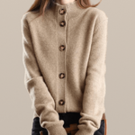 Orlaith – Cashmere Button Cardigan