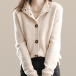 Orlaith – Cashmere Button Cardigan