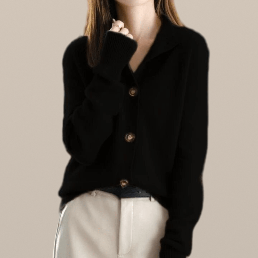 Orlaith – Cashmere Button Cardigan