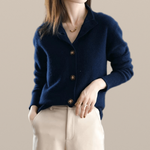 Orlaith – Cashmere Button Cardigan