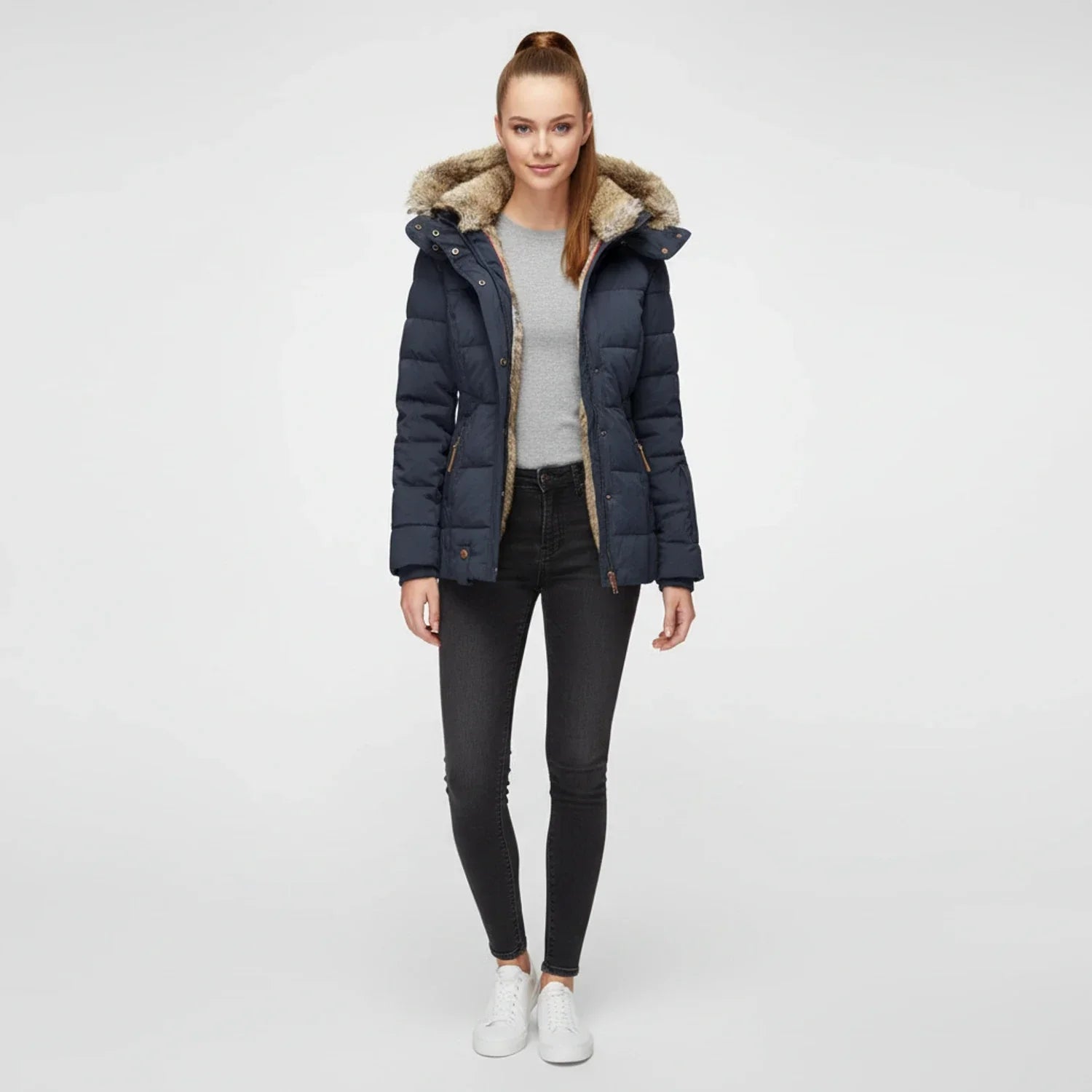 Women's Hooded Puffer Jacket
