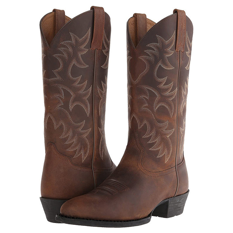 Emilia | Ladies Stylish Cowboy Boots with Chic Details