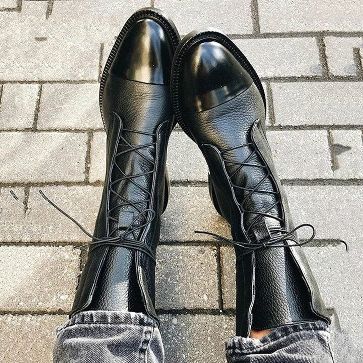 Greta | Women's Lace-up Boots Real Leather Waterproof Winter Boots