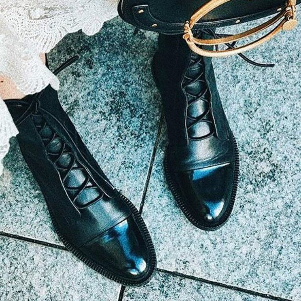 Greta | Women's Lace-up Boots Real Leather Waterproof Winter Boots
