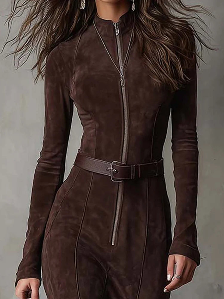 Ladies Long Sleeve Bodycon Maxi Dress