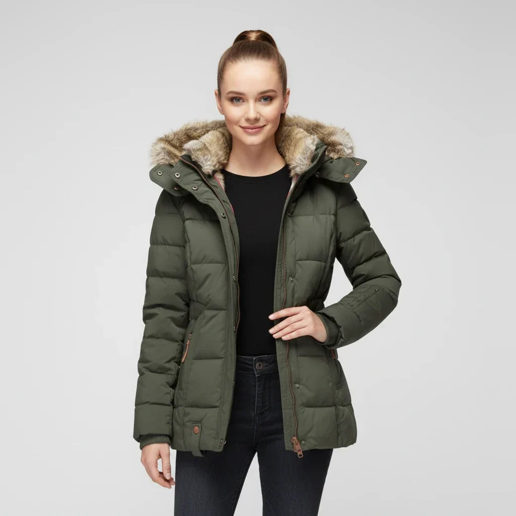 Women's Hooded Puffer Jacket