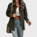 Women's Button-Down Animal Print Shacket