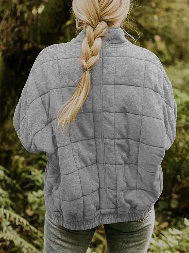 Women's Padded Jacket with Full Zip