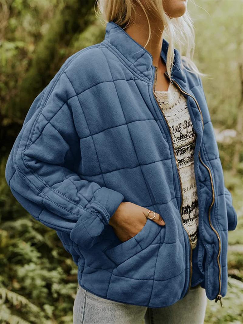 Women's Padded Jacket with Full Zip