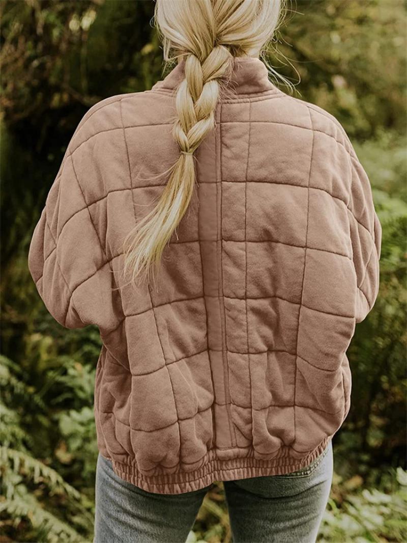 Women's Padded Jacket with Full Zip