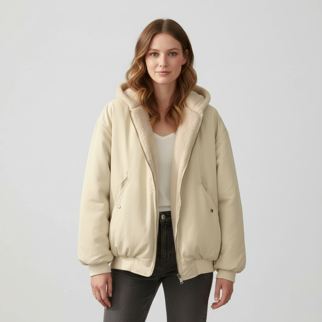 Women's Hooded Bomber Jacket